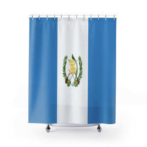 Guatemala Flag Stylish Design 71" x 74" Elegant Waterproof Shower Curtain for a